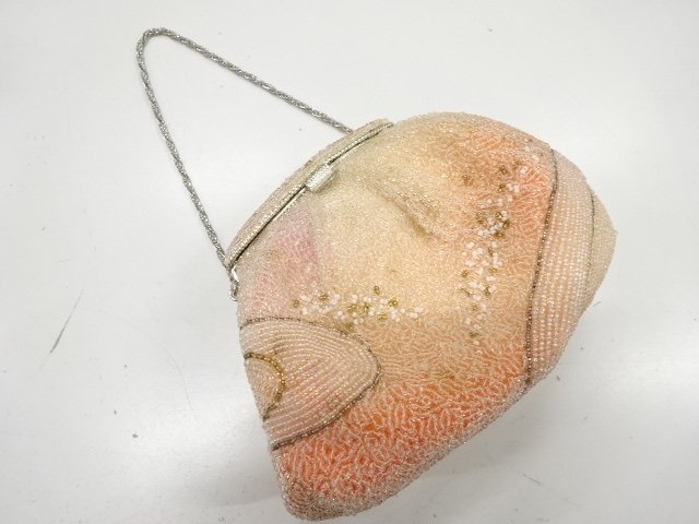 ビーズ　ハンドバッグ